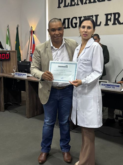 MOÇÃO DE AGRADECIMENTOS para as equipes de enfermagem (técnicos de enfermagem e enfermeiros da UBS.